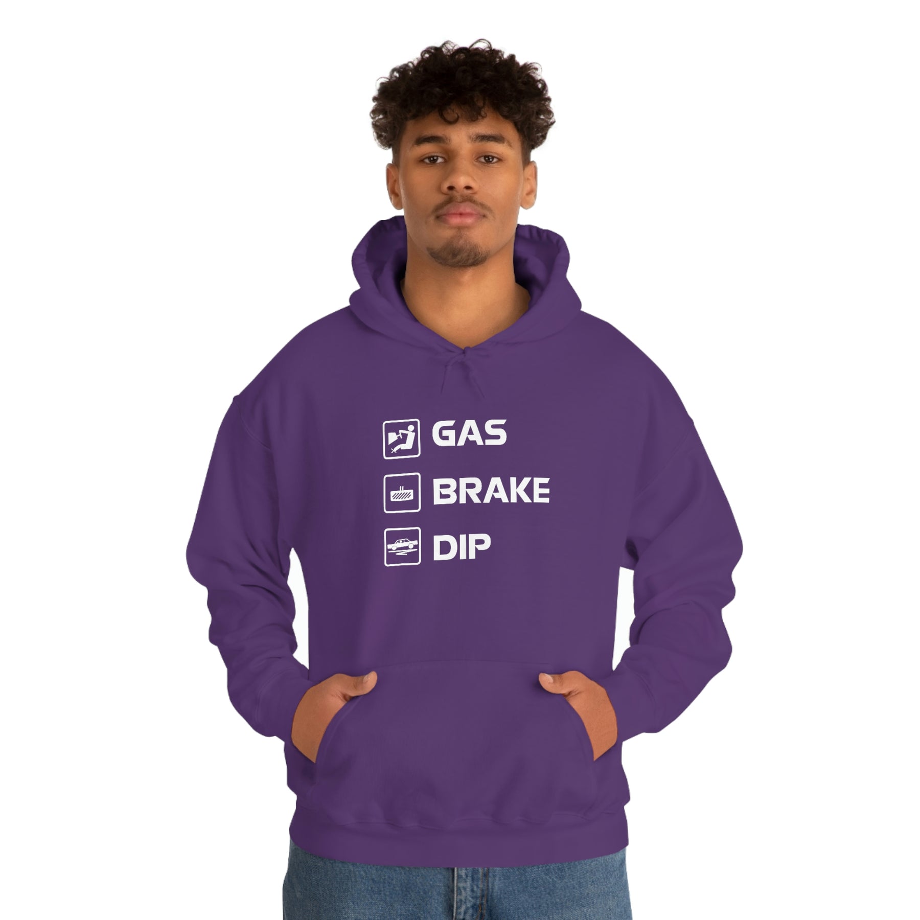 Gas Brake Dip Heavy Blend™ Hooded Sweatshirt