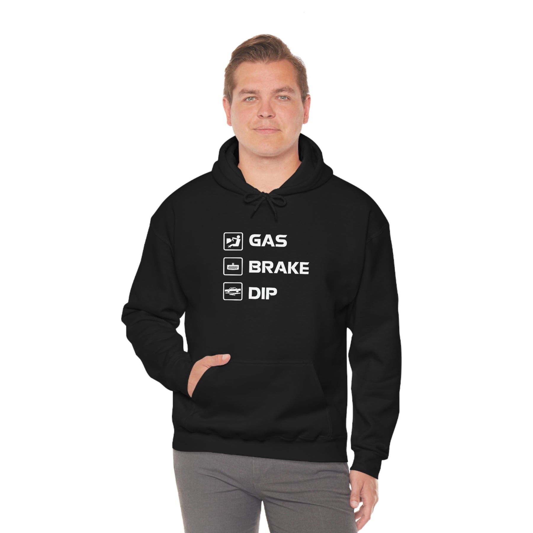 Gas Brake Dip Heavy Blend™ Hooded Sweatshirt