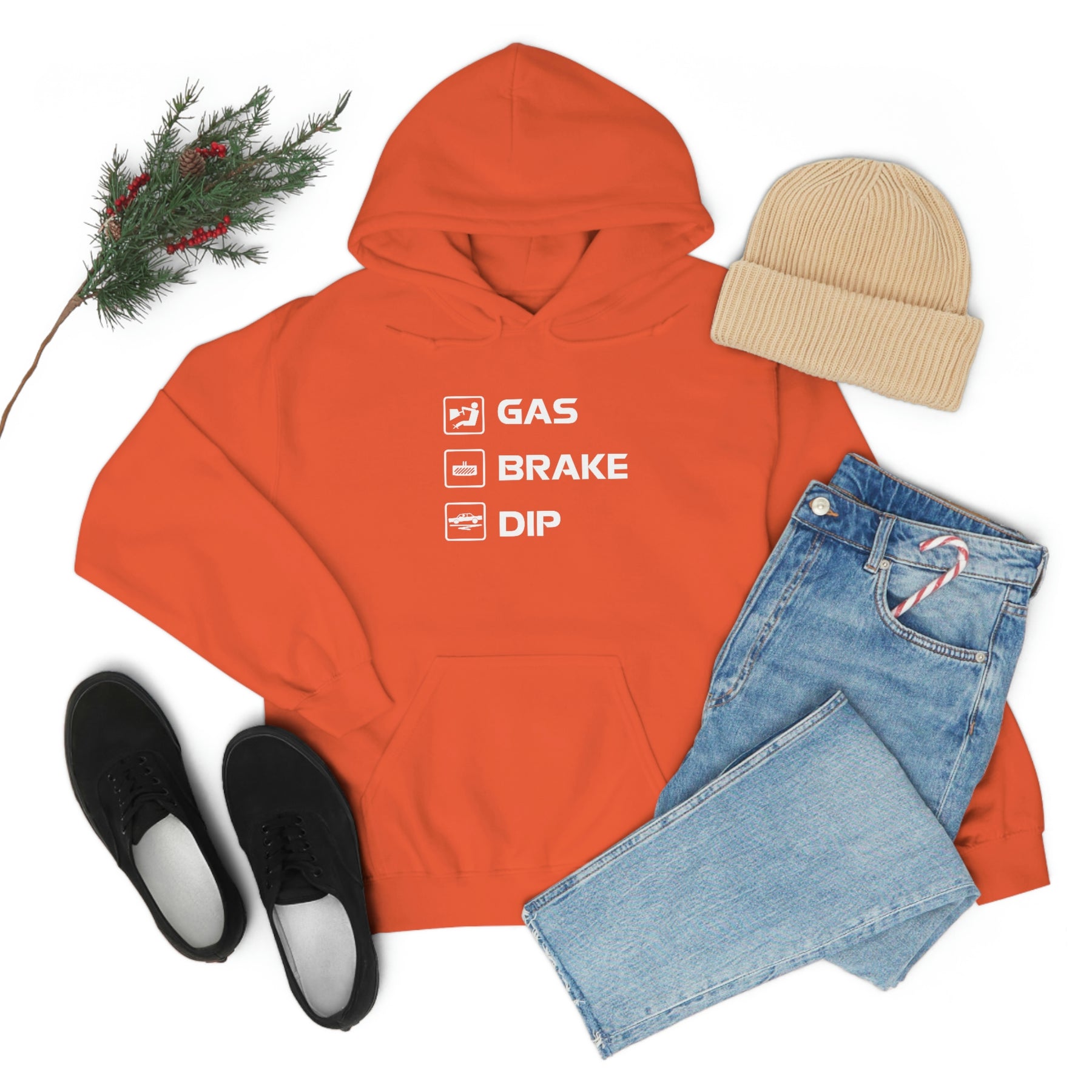 Gas Brake Dip Heavy Blend™ Hooded Sweatshirt