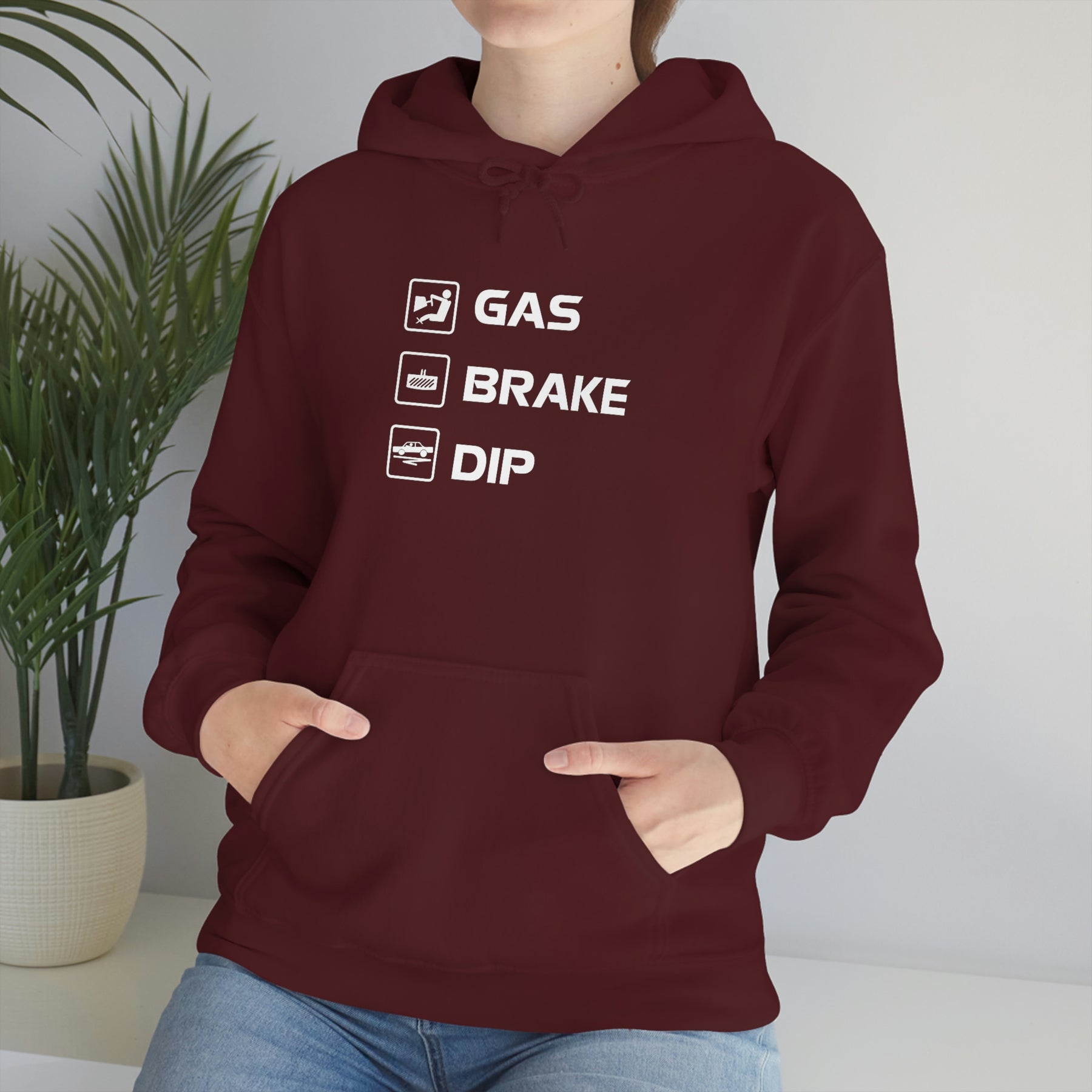 Gas Brake Dip Heavy Blend™ Hooded Sweatshirt