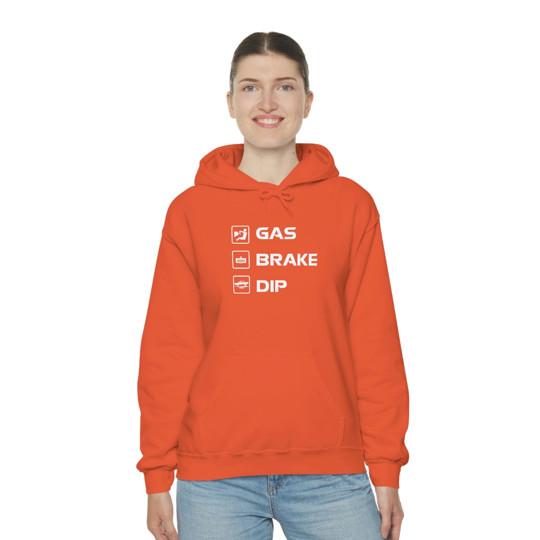 Gas Brake Dip Heavy Blend™ Hooded Sweatshirt