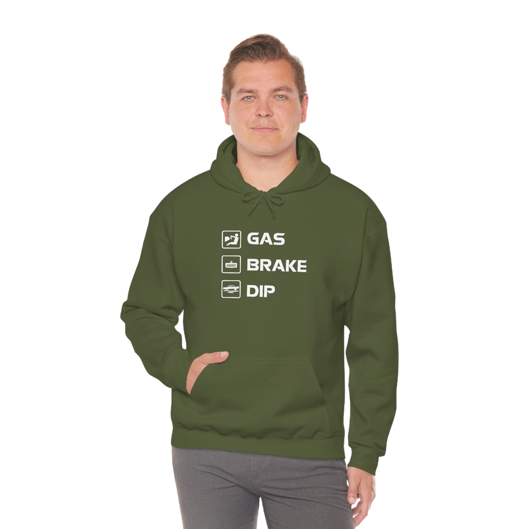 Gas Brake Dip Heavy Blend™ Hooded Sweatshirt