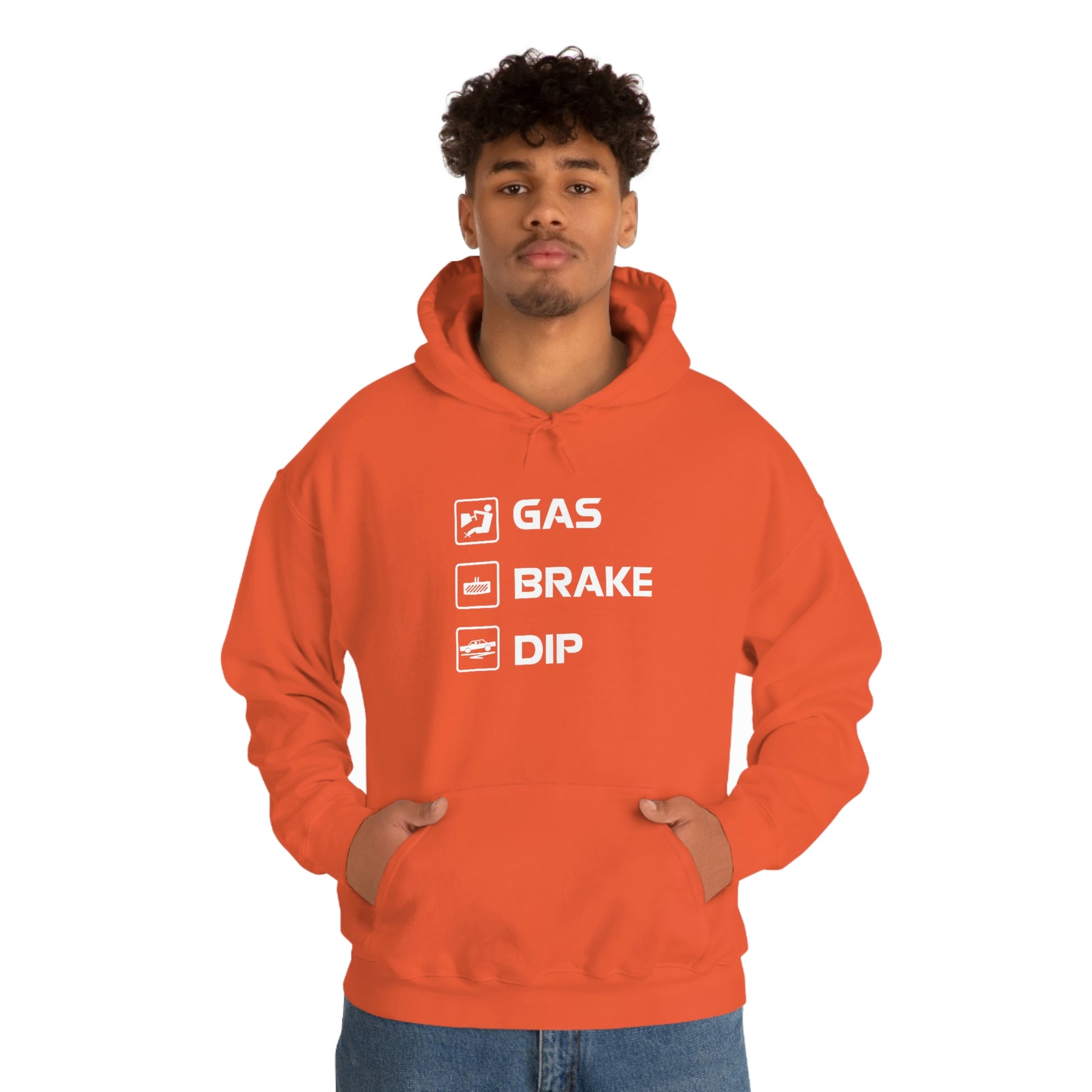 Gas Brake Dip Heavy Blend™ Hooded Sweatshirt